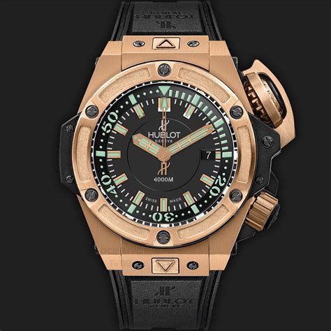 hublot oceanographic 4000 m rose gold|Hublot power oceanographic review.